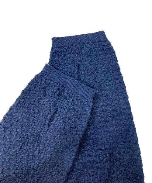 BRING Wunderwear（アンダーウェアー）BRING Wunderwear (アンダーウェアー) シームレスニットフーディー ネイビー サイズ:Mの古着・服飾アイテム