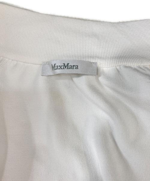 MaxMara（マックスマーラ）MaxMara (マックスマーラ) CANARDジップアップジャケット ホワイト サイズ:Sの古着・服飾アイテム