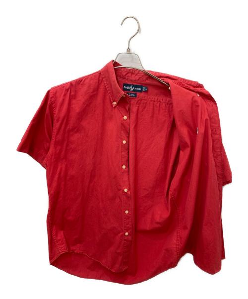 RALPH LAUREN（ラルフローレン）RALPH LAUREN (ラルフローレン) 半袖シャツ レッド サイズ:Lの古着・服飾アイテム