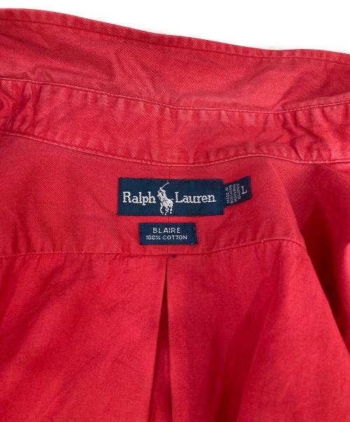 RALPH LAUREN（ラルフローレン）RALPH LAUREN (ラルフローレン) 半袖シャツ レッド サイズ:Lの古着・服飾アイテム