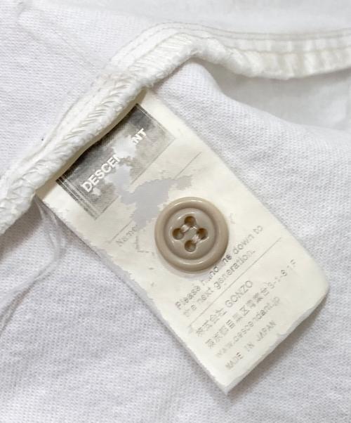 DESCENDANT（ディセンダント）DESCENDANT (ディセンダント) ロゴ刺繍ベースボールシャツ ホワイト サイズ:1の古着・服飾アイテム