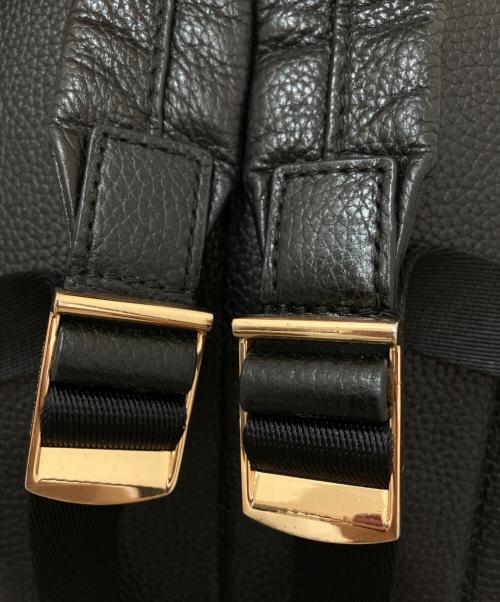 MICHAEL KORS（マイケルコース）MICHAEL KORS (マイケルコース) レザーチェーンリュック ブラックの古着・服飾アイテム