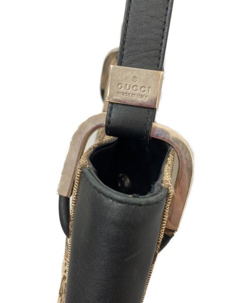 GUCCI（グッチ）GUCCI (グッチ) GGキャンバスワンショルダーバッグ ブラウンの古着・服飾アイテム