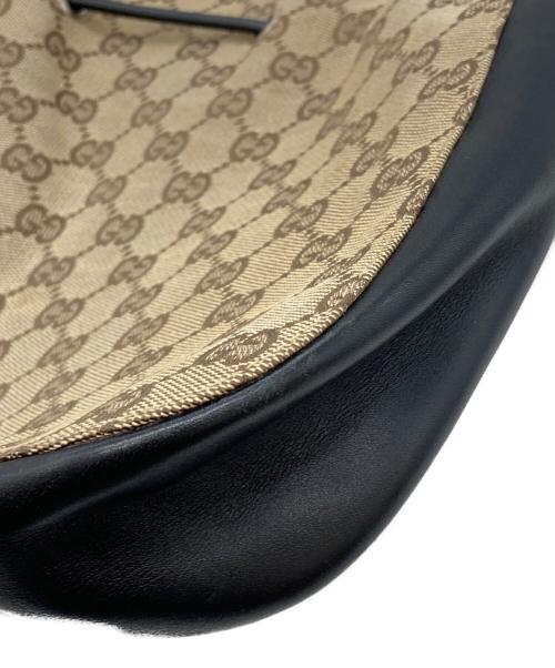 GUCCI（グッチ）GUCCI (グッチ) GGキャンバスワンショルダーバッグ ブラウンの古着・服飾アイテム