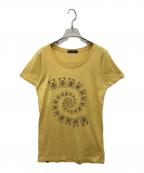 Hysteric Glamourヒステリックグラマー）の古着「プリントTシャツ」｜イエロー