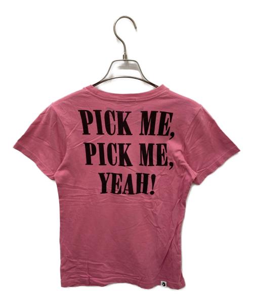 Hysteric Glamour（ヒステリックグラマー）Hysteric Glamour (ヒステリックグラマー) KURT COBAINプリントTシャツ ピンク サイズ:FREEの古着・服飾アイテム