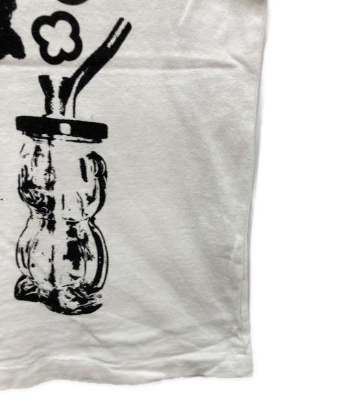 Hysteric Glamour（ヒステリックグラマー）Hysteric Glamour (ヒステリックグラマー) プリントTシャツ ホワイト サイズ:FREEの古着・服飾アイテム