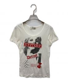 Hysteric Glamour（ヒステリックグラマー）の古着「プリントTシャツ」｜ホワイト