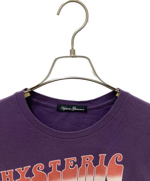 Hysteric Glamour（ヒステリックグラマー）Hysteric Glamour (ヒステリックグラマー) プリントTシャツ パープル サイズ:FREEの古着・服飾アイテム