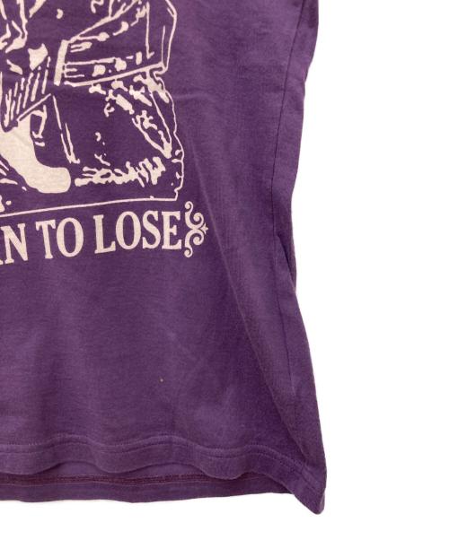 Hysteric Glamour（ヒステリックグラマー）Hysteric Glamour (ヒステリックグラマー) プリントTシャツ パープル サイズ:FREEの古着・服飾アイテム