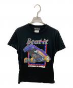Hysteric Glamourヒステリックグラマー）の古着「プリントTシャツ」｜ブラック