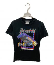 Hysteric Glamour（ヒステリックグラマー）の古着「プリントTシャツ」｜ブラック