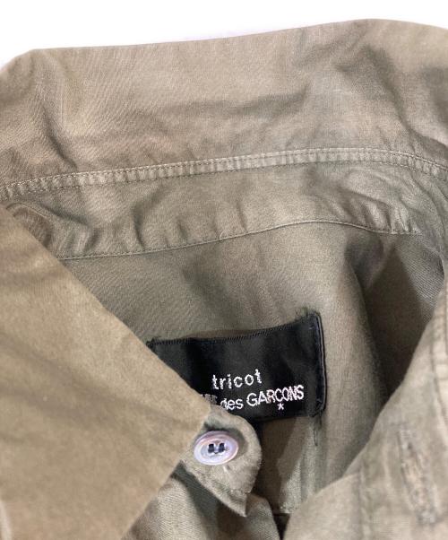 tricot COMME des GARCONS（トリココムデギャルソン）tricot COMME des GARCONS (トリココムデギャルソン) 長袖シャツ カーキ サイズ:Mの古着・服飾アイテム