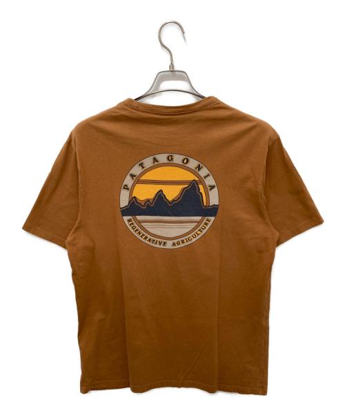Patagonia（パタゴニア）Patagonia (パタゴニア) 半袖カットソー ブラウン サイズ:Mの古着・服飾アイテム