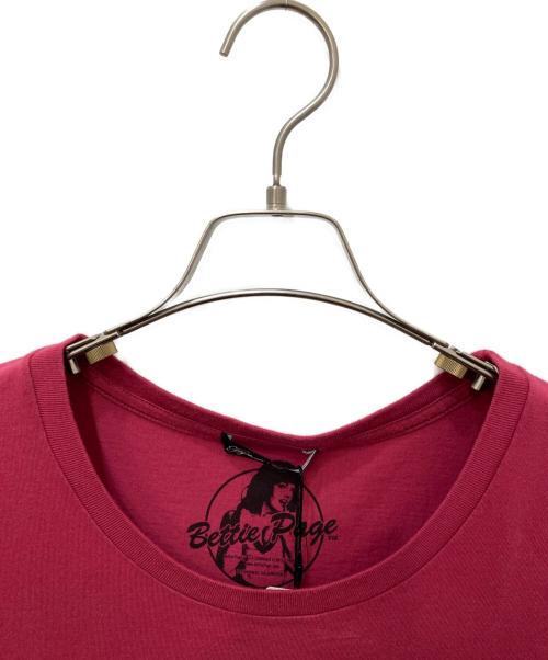 Hysteric Glamour（ヒステリックグラマー）Hysteric Glamour (ヒステリックグラマー) Bettie PageプリントTシャツ ショッキングピンク サイズ:FREE 未使用品の古着・服飾アイテム