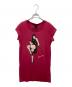 Hysteric Glamour（ヒステリックグラマー）の古着「Bettie PageプリントTシャツ」｜ショッキングピンク