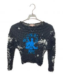 masu（エムエーエスユー）の古着「POPCORN SWEATSHIRT」｜ブラック