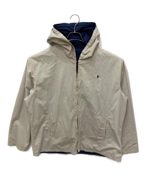 POLO RALPH LAUREN（ポロ・ラルフローレン）POLO RALPH LAUREN (ポロ・ラルフローレン) リバーシブルジャケット ネイビー×ベージュ サイズ:XLの古着・服飾アイテム