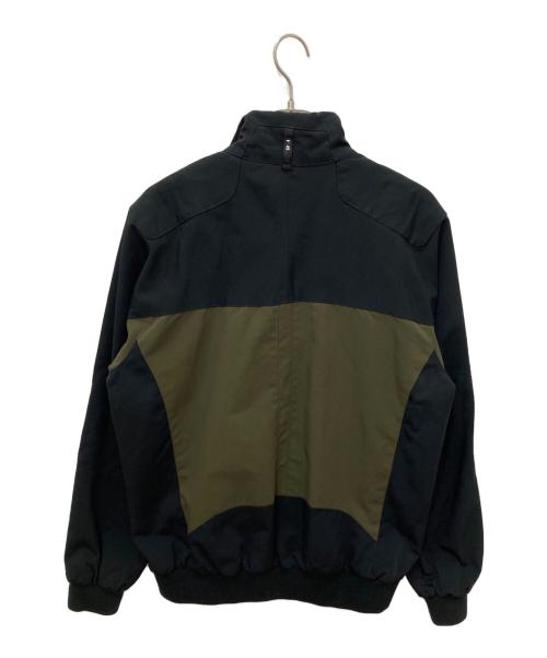 RLX RALPH LAUREN（アールエルエックスラルフローレン）RLX RALPH LAUREN (アールエルエックスラルフローレン) スタンドカラージャケット ブラック×カーキ サイズ:Lの古着・服飾アイテム