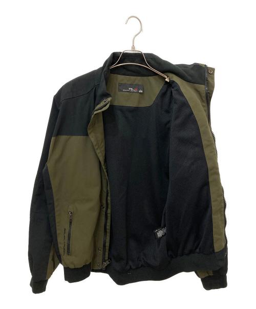 RLX RALPH LAUREN（アールエルエックスラルフローレン）RLX RALPH LAUREN (アールエルエックスラルフローレン) スタンドカラージャケット ブラック×カーキ サイズ:Lの古着・服飾アイテム