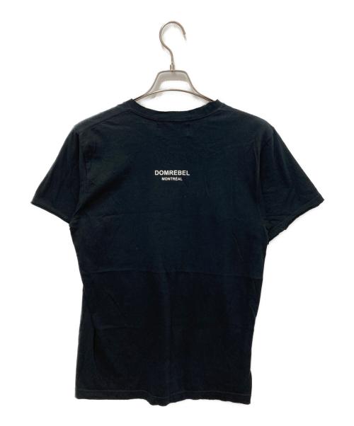DOMREBEL（ドムレーベル）DOMREBEL (ドムレーベル) Dude Crew neck tee ブラック サイズ:Ｍの古着・服飾アイテム