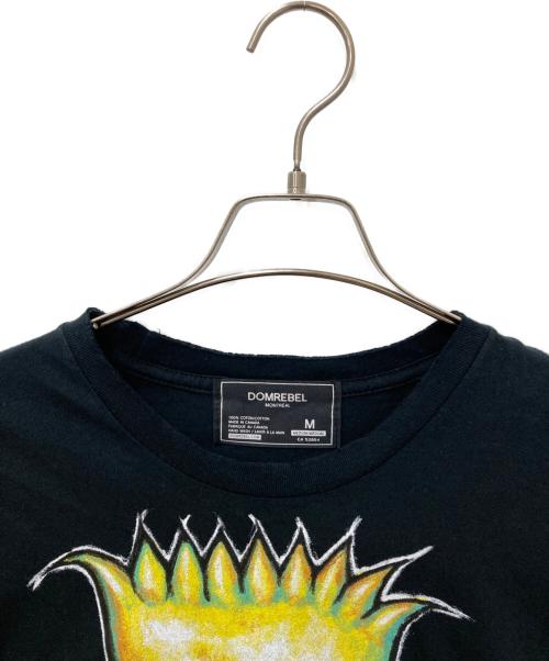 DOMREBEL（ドムレーベル）DOMREBEL (ドムレーベル) Dude Crew neck tee ブラック サイズ:Ｍの古着・服飾アイテム