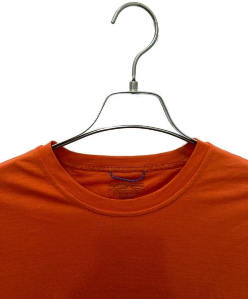 Patagonia（パタゴニア）Patagonia (パタゴニア) Cap Cool Merino Shirt オレンジ サイズ:Sの古着・服飾アイテム
