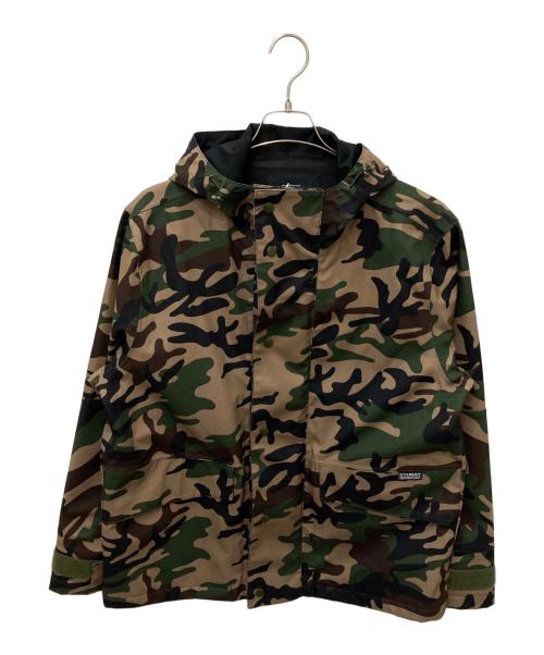 stussy（ステューシー）stussy (ステューシー) Shell Hooded JKT カーキ サイズ:Mの古着・服飾アイテム