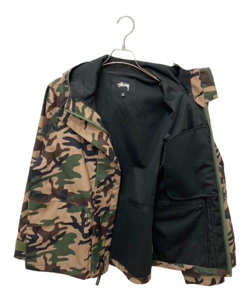 stussy（ステューシー）stussy (ステューシー) Shell Hooded JKT カーキ サイズ:Mの古着・服飾アイテム