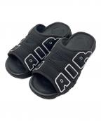 NIKEナイキ）の古着「AIR MORE UPTEMPO SLIDE」｜ブラック