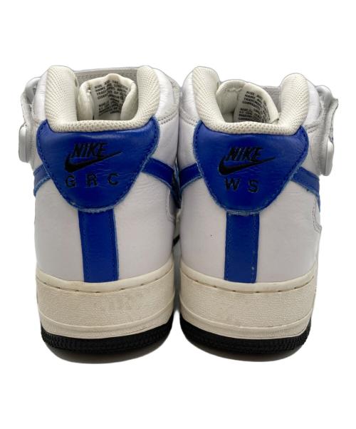 NIKE（ナイキ）NIKE (ナイキ) BY YOU AIR FORCE 1 MID ホワイト×ブルー サイズ:27の古着・服飾アイテム