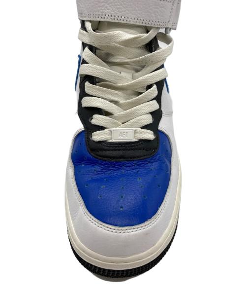 NIKE（ナイキ）NIKE (ナイキ) BY YOU AIR FORCE 1 MID ホワイト×ブルー サイズ:27の古着・服飾アイテム