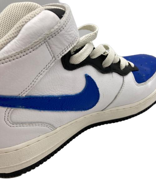 NIKE（ナイキ）NIKE (ナイキ) BY YOU AIR FORCE 1 MID ホワイト×ブルー サイズ:27の古着・服飾アイテム