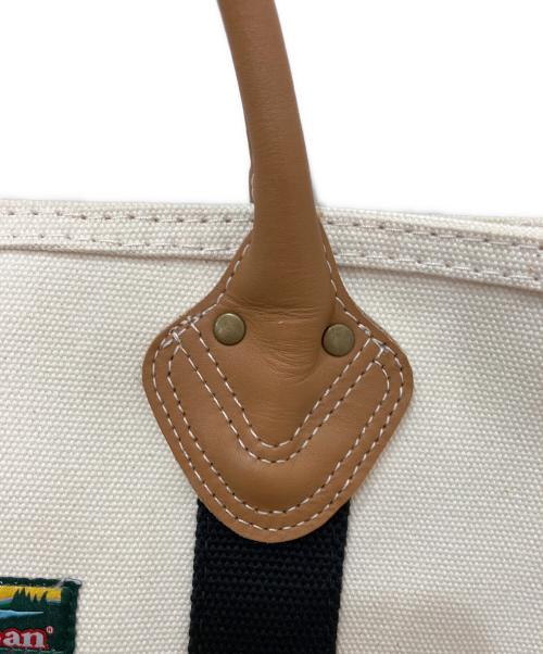 L.L.Bean（エルエルビーン）L.L.Bean (エルエルビーン) カタディンロゴ2WAYバッグ アイボリーの古着・服飾アイテム