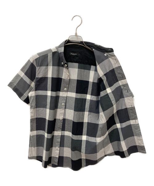 BLACK LABEL CRESTBRIDGE（ブラックレーベル クレストブリッジ）BLACK LABEL CRESTBRIDGE (ブラックレーベル クレストブリッジ) 半袖シャツ ブラック サイズ:Mの古着・服飾アイテム