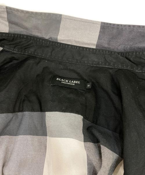 BLACK LABEL CRESTBRIDGE（ブラックレーベル クレストブリッジ）BLACK LABEL CRESTBRIDGE (ブラックレーベル クレストブリッジ) 半袖シャツ ブラック サイズ:Mの古着・服飾アイテム