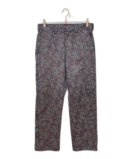 SUPREME（シュプリーム）Supreme (シュプリーム) Floral Cards Work Pant　フローラルカードワークパンツ ネイビー サイズ:30の古着・服飾アイテム