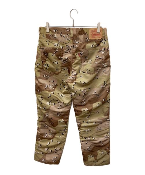 SUPREME（シュプリーム）Supreme (シュプリーム) LEVI'S (リーバイス) Nylon Pant Chocolate Chip Camo ブラウン サイズ:30の古着・服飾アイテム