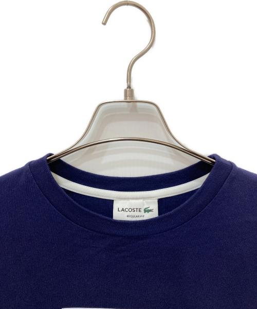 LACOSTE（ラコステ）LACOSTE (ラコステ) プリントTシャツ ネイビー サイズ:Ｍの古着・服飾アイテム
