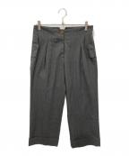 Vivienne Westwood RED LABELヴィヴィアンウエストウッドレッドレーベル）の古着「ワイドストライプパンツ」｜グレー