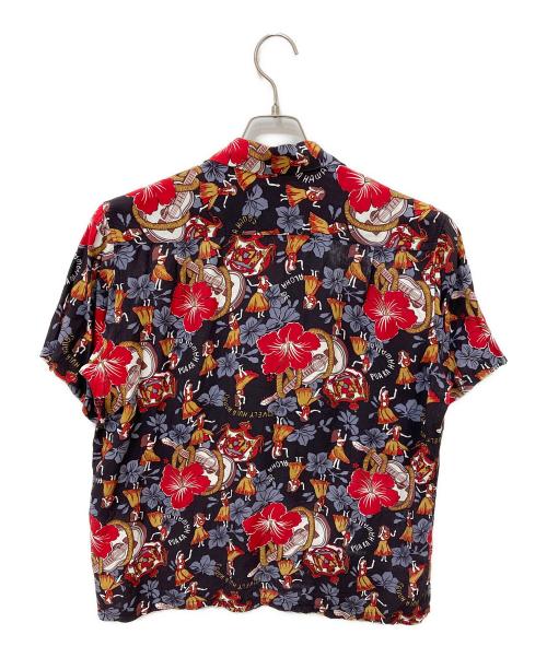 LEVI'S（リーバイス）LEVI'S (リーバイス) アロハシャツ ブラック×レッド サイズ:Lの古着・服飾アイテム