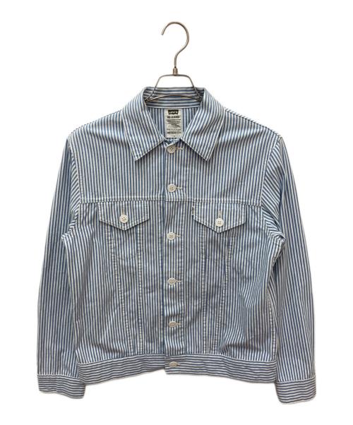 LEVI'S（リーバイス）LEVI'S (リーバイス) ヒッコリージャケット ブルー サイズ:Lの古着・服飾アイテム