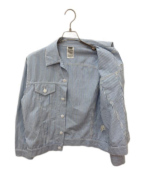 LEVI'S（リーバイス）LEVI'S (リーバイス) ヒッコリージャケット ブルー サイズ:Lの古着・服飾アイテム