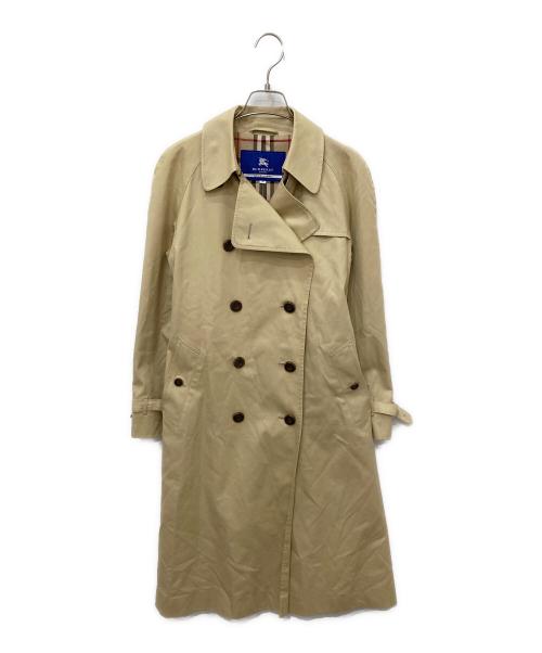 BURBERRY BLUE LABEL（バーバリー ブルー レーベル）BURBERRY BLUE LABEL (バーバリー ブルー レーベル) 裏ノヴァチェックトレンチコート ベージュ サイズ:38の古着・服飾アイテム