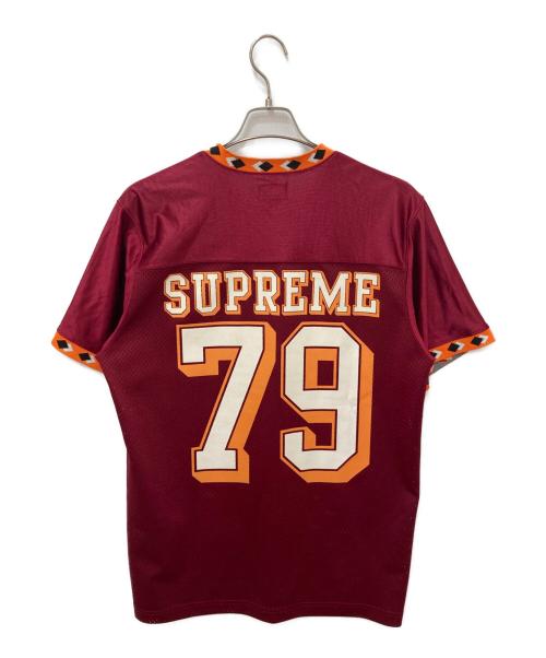 SUPREME（シュプリーム）SUPREME (シュプリーム) Diamond Rib Football Top レッド サイズ:Lの古着・服飾アイテム