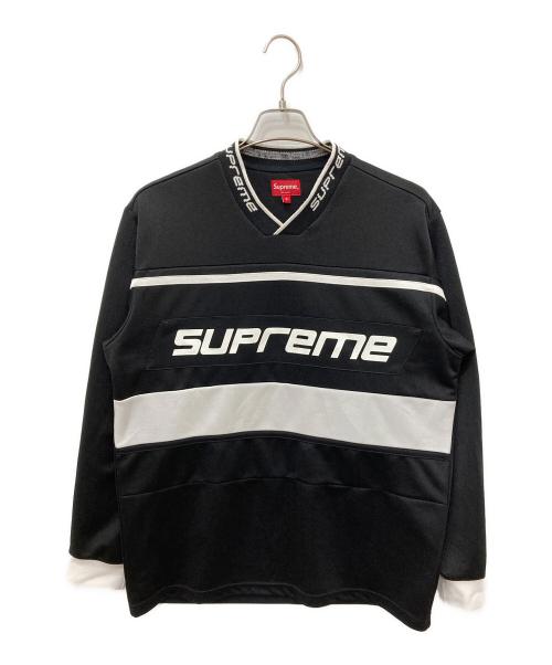 SUPREME（シュプリーム）Supreme (シュプリーム) Warm Up Hockey Jersey ブラック サイズ:Sの古着・服飾アイテム