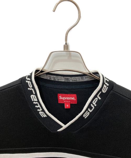SUPREME（シュプリーム）Supreme (シュプリーム) Warm Up Hockey Jersey ブラック サイズ:Sの古着・服飾アイテム