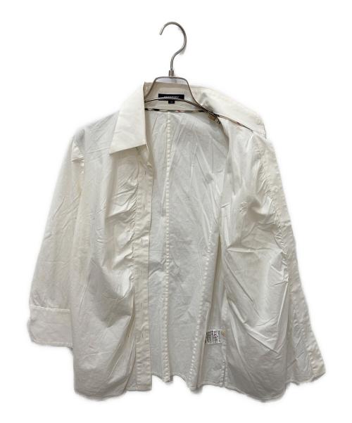 BURBERRY LONDON（バーバリーロンドン）BURBERRY LONDON (バーバリーロンドン) 7分袖シャツ ホワイト サイズ:42の古着・服飾アイテム