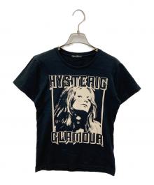 Hysteric Glamour（ヒステリックグラマー）の古着「ガールプリントTシャツ」｜ブラック
