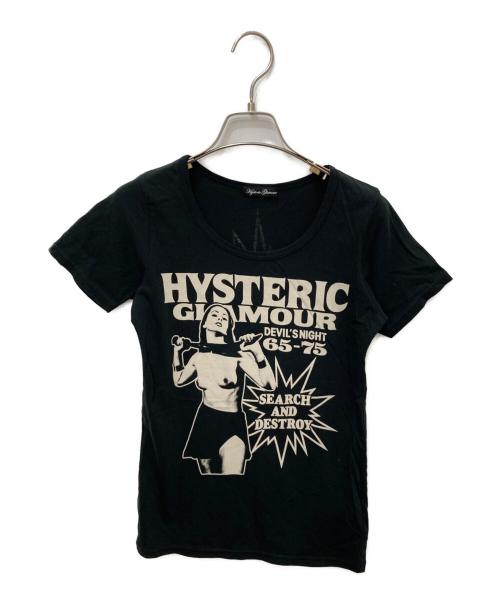 Hysteric Glamour（ヒステリックグラマー）Hysteric Glamour (ヒステリックグラマー) ガールプリントTシャツ ブラック サイズ:FREEの古着・服飾アイテム